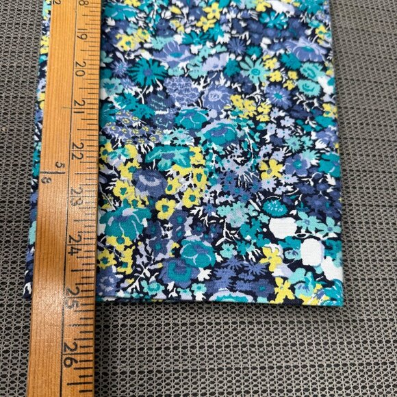 Ann Taylor Loft Marisa Womens Size 4 Blue Floral Cropped Pants Business Casual - Picture 6 of 10